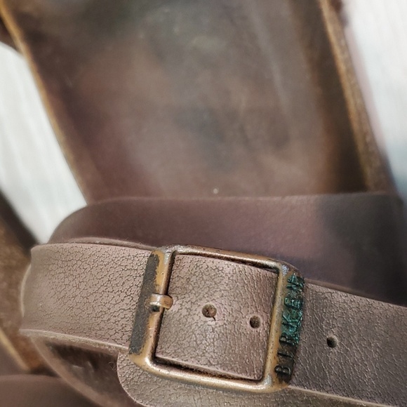Birkenstock Women Ankle Leather Strap Sandals shoes sz 40/9 - Picture 12 of 13
